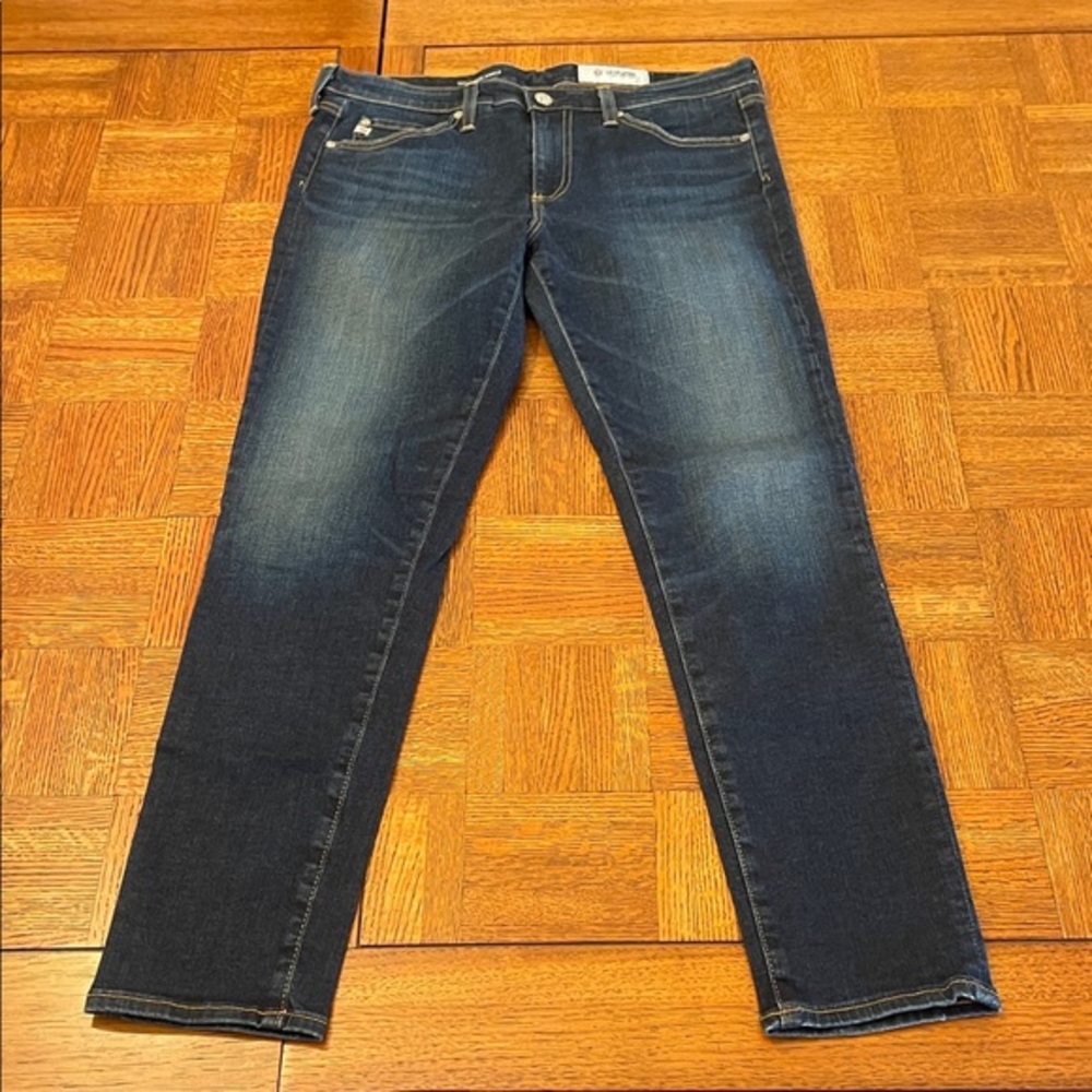 AG Adriano Goldschmied The Middi Ankle Dark Wash Skinny Jeans size 29